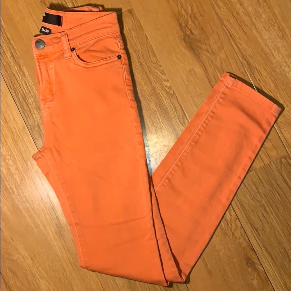 BDG Burnt Orange Regular Rise Skinny Jeans 25 x 30